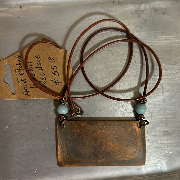 Handcrafted Copper Necklace - Picture 4 of 4